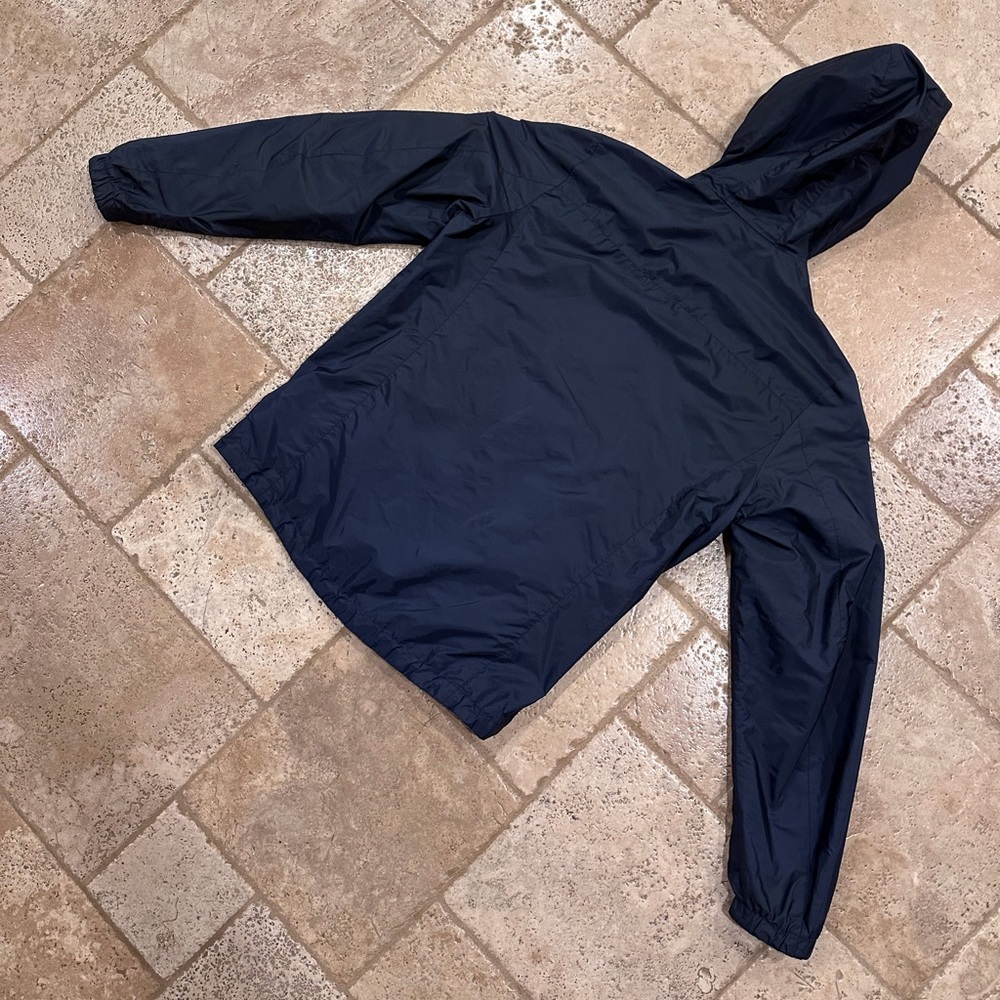 Prada Nylon Triangle Logo Reversible Navy / Green Zip Windbreaker Jacket - Picture 10 of 16